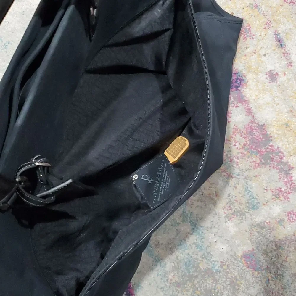 Diane Von Furstenberg Unisex Garment Bag in Black Like New